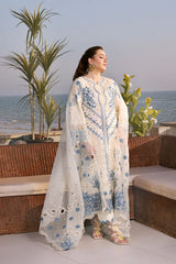 3PC EMBROIDERED LAWN - BG884