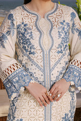 3PC EMBROIDERED LAWN - BG884