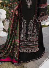 3 PC EMBROIDERED DHANAK SUIT - BG823