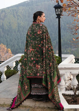 3 PC EMBROIDERED DHANAK SUIT - BG823