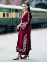 IZEL - Unstitched 3PC Embroidered lawn - RR3059