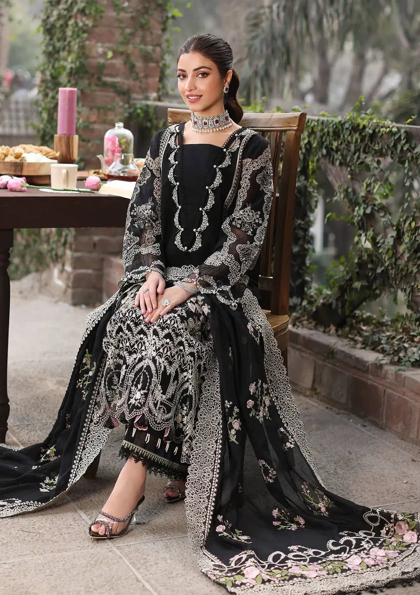 3PC EMBROIDERED LAWN SUIT - BG887