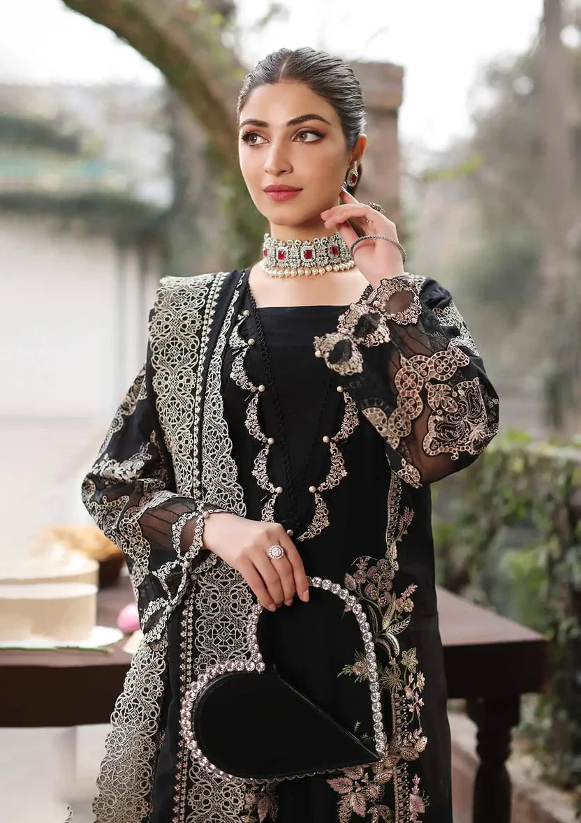 3PC EMBROIDERED LAWN SUIT - BG887