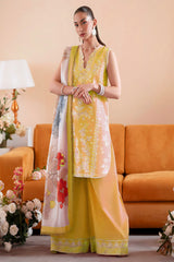 3PC EMBROIDERY LAWN SUIT - BG880