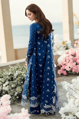 🌸Trending - QALAMKAR - Unstiche Embroidered Lawn 3PC Suit - RR3007