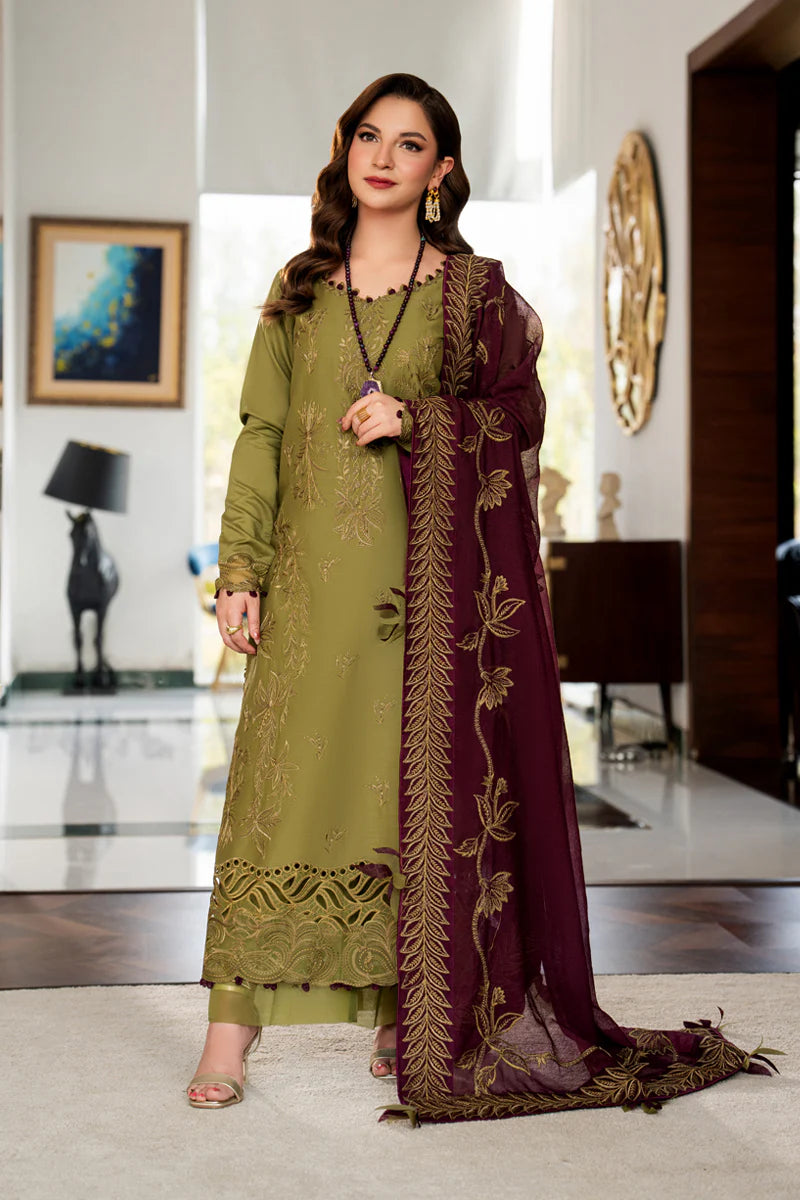 IRHA 3pc lawn embriodery N49