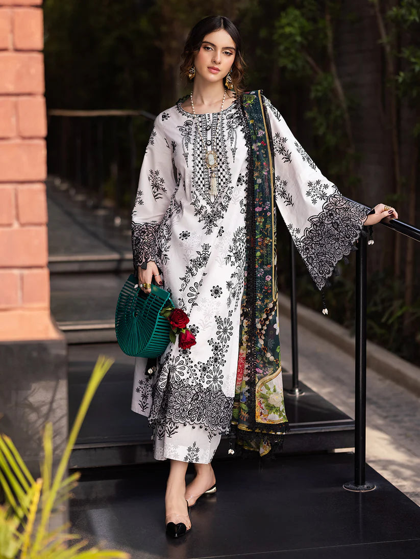 Qalamqar 3pc lawn Embriodery N1258