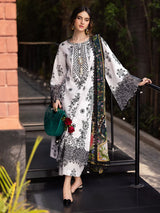 Qalamqar 3pc lawn Embriodery N1258
