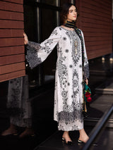 Qalamqar 3pc lawn Embriodery N1258