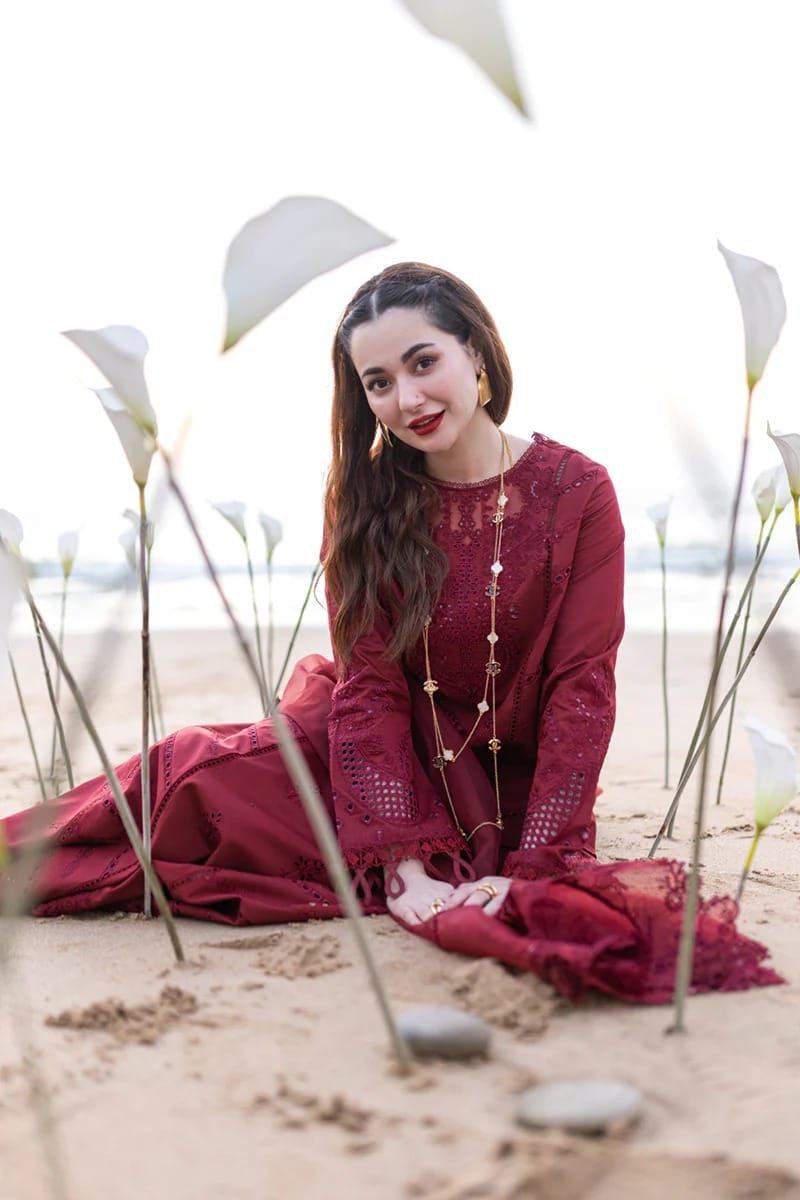 QALAMKAR LAWN - Premium 3PC Suit - RR3010