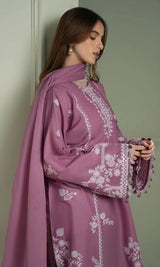 3PC Embroidery Suit Lawn-HH06