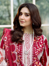 BIN ILYAS Premium Lawn Unstitched 3Pc Suit - RR3048