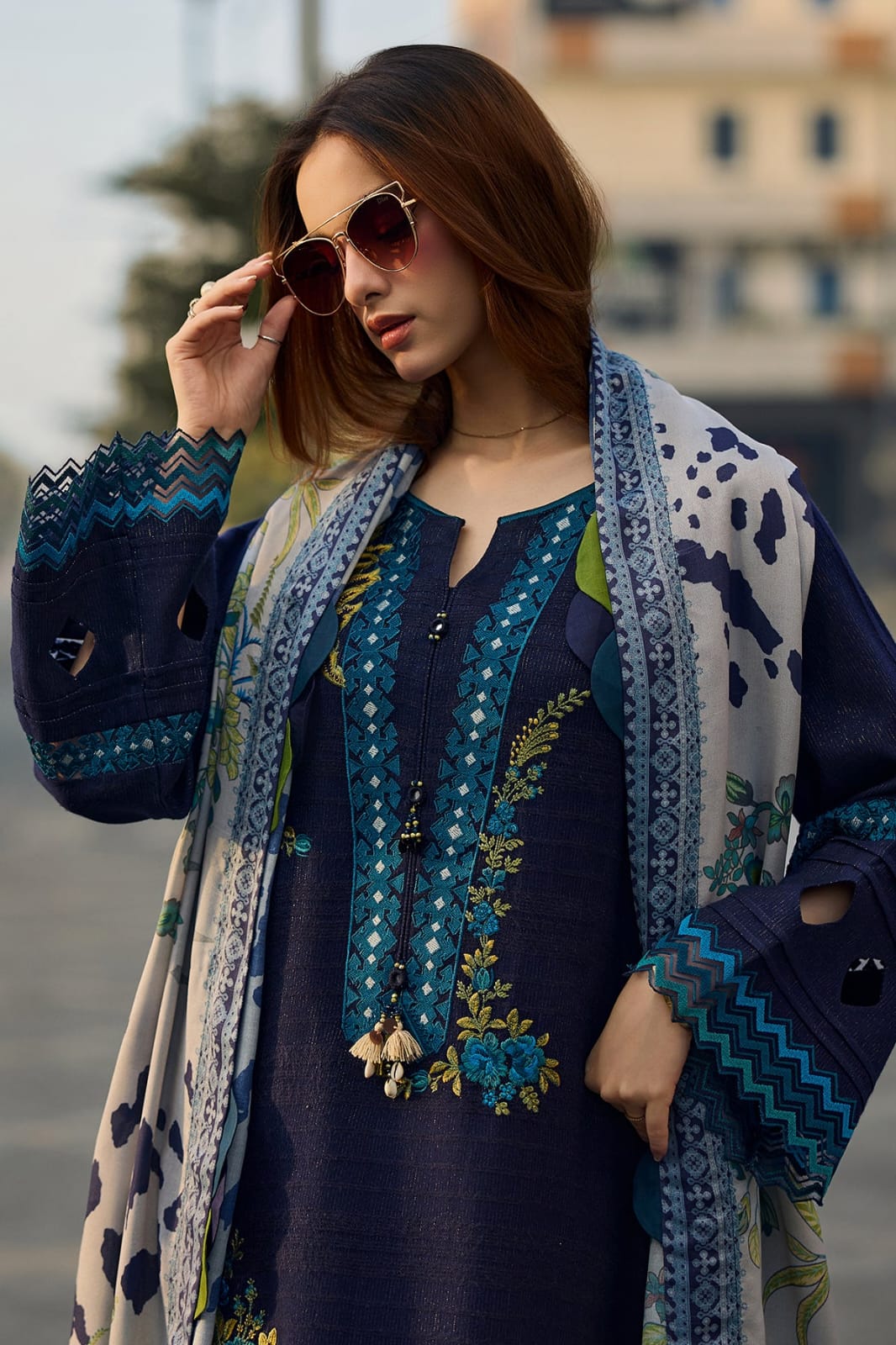 CHRIZMA Premium Lawn Unstitched 3Pc Suit - RR3055