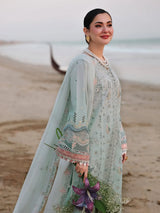 Qalamkar - Unstitched 3PC Embroidered Lawn - N051