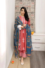Urge 3PC lawn with Digital print Dupata N041