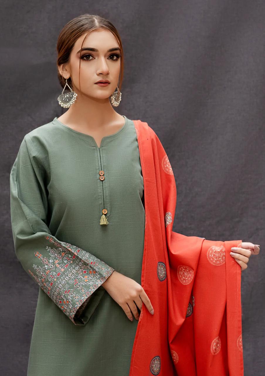 Urge 3PC lawn with Digital print Dupata N042