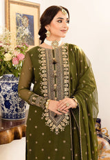 Asimjofa chifon 3pc embriodery N024